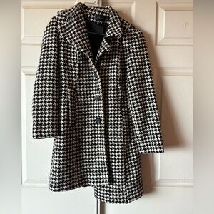 Anne Klein Houndstooth Coat